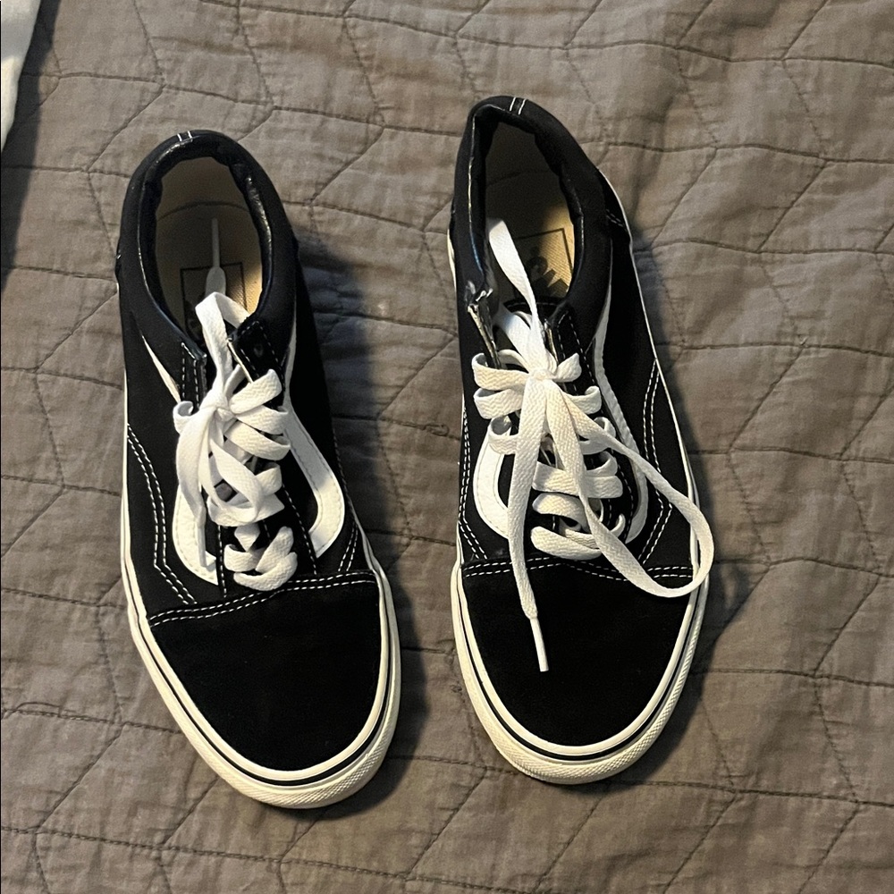 Vans Black and White Women's Sneakers